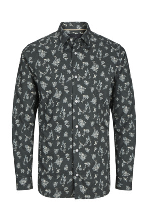 JPRBLALEEDS PRINT DOBBY L/S SHIRT L