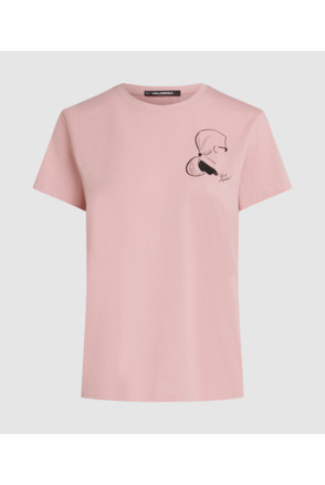 SKETCH CAMEO PRINT T-SHIRT
