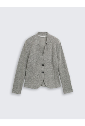 Aansluitende jacquard blazer