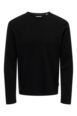 Relaxed Fit Crew Neck Lange Mouwen (L/M) Heren