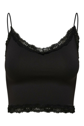 ONLVICKY LACE SEAMLESS CROPPED TOP NOOS