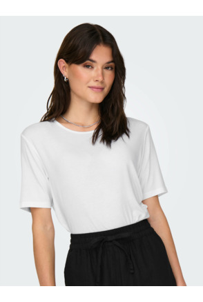 JDYMILA S/S O-NECK TOP JRS