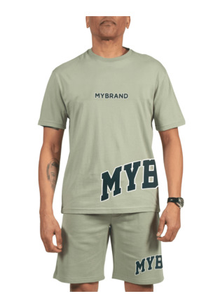 MYBRAND Vet Embleem T-shirt MANNEN