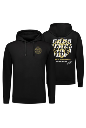 Four Times In A Row - Hoodie - Zwart