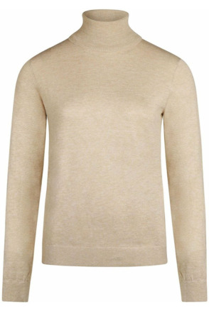 Steppin' Out Dames Coltrui Cotton Cashmere Beige