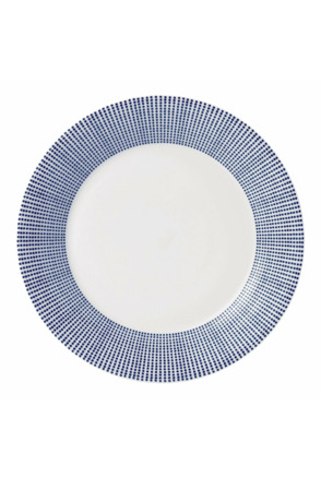 Pacific Plate 24cm 9.4in Blue Dots