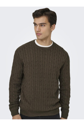 Regular Fit Crew Neck Lange Mouwen (L/S) Heren