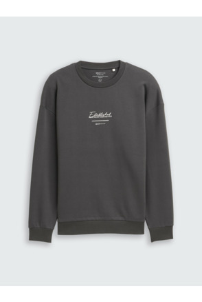 Ontspannen basic sweatshirt