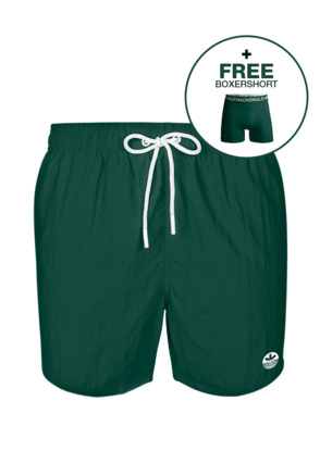 Jongens Zwembroek Effen Storm Green