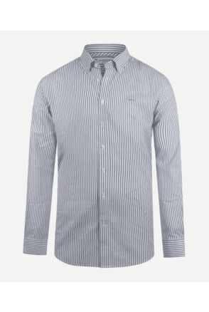 Sretch Oxford Shirt Big Stripe