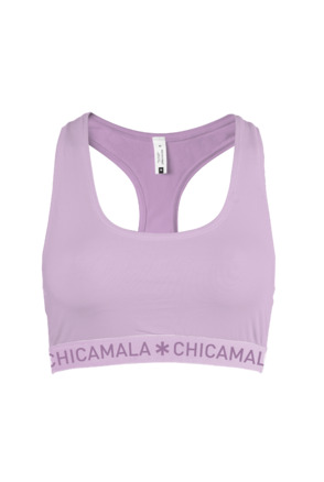 Meisjes 1-pack racer back effen Pink