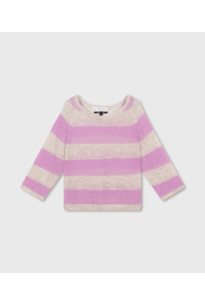 sweater thin knit stripes