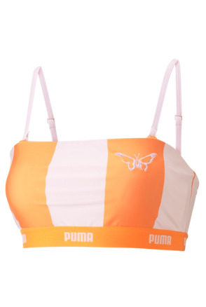 PUMA x DUA LIPA Striped Bralette Carrot