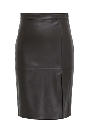ONLOLINE FAUX LEATHER SKIRT OTW NOOS
