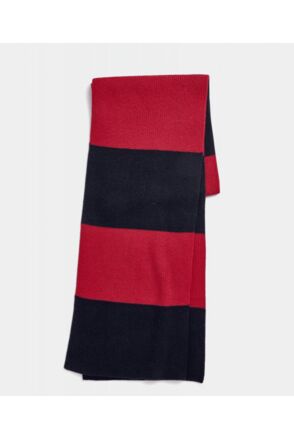 College Scarf in cotton and cashmere blend