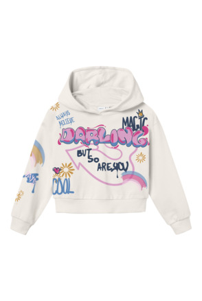 Losse Fit Hoodie Lange Mouwen (L/M) Meisjes