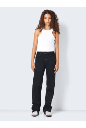 NMYOLANDA NW WIDE JEANS BLACK NOOS