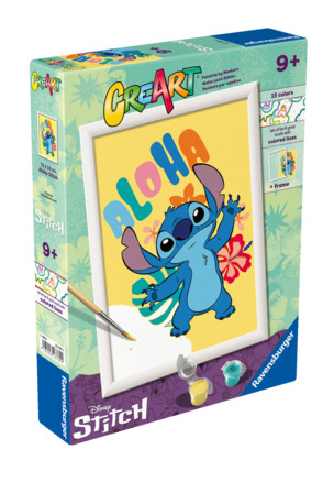 Ravensburger CreArt Disney Aloha Stitch - Schilderen op nummer voor kinderen