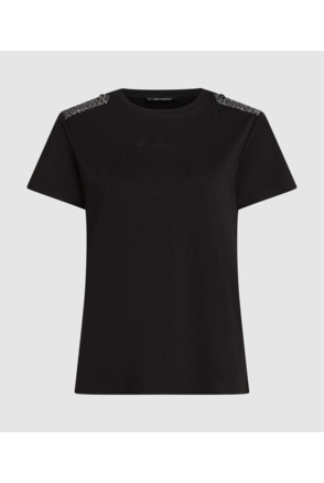 BOUCLE DETAIL T-SHIRT
