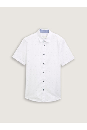 Shirt met korte mouwen en patroon