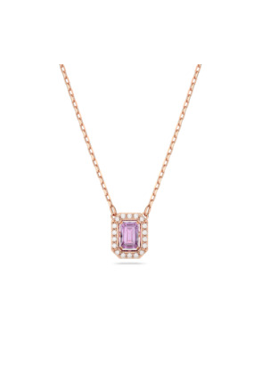 Una Millenia Dc Pendant SINGLE Rose Gold shiny Purple