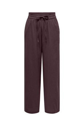 Regular Fit Basic elastische taillebroek met zijzakken