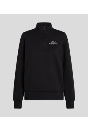 SIGNATURE VARSITY ZIP SWEAT