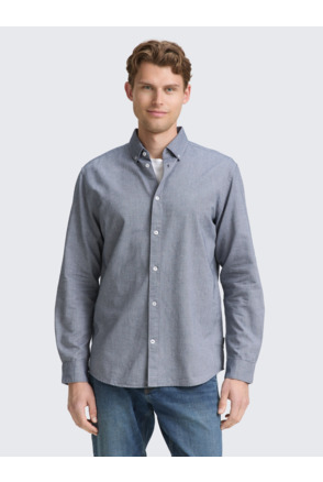 Regular fit katoenen Oxford overshirt