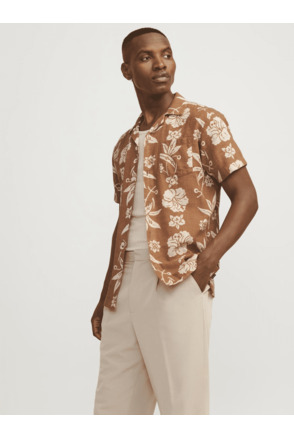 JPRBLUFLORES PRINT SHIRT S/S