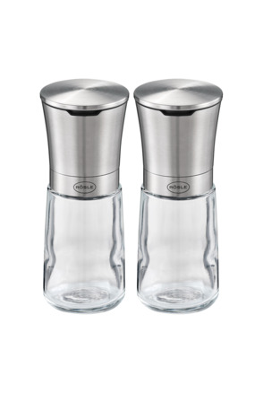 Spice Mill Set stainless steel 2 pcs