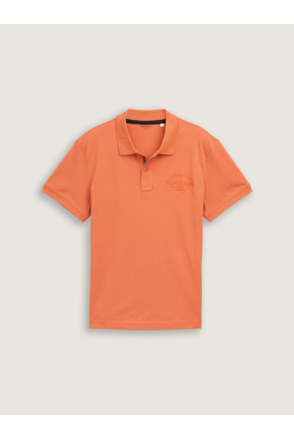 Basic poloshirt met opdruk logo