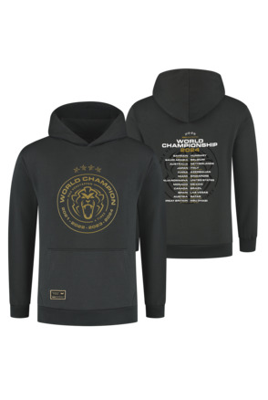 Kids - World Champion 2024 Hoodie - Charcoal - Max Verstappen