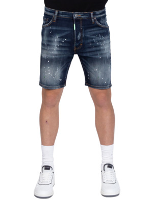 MB SMALLE BLAUWE KORTE SPIJKERBROEK WH/NEONGR MANNEN