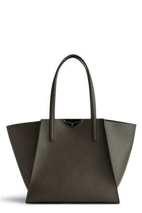 LE BORDERLINE GRAINED LEATHER