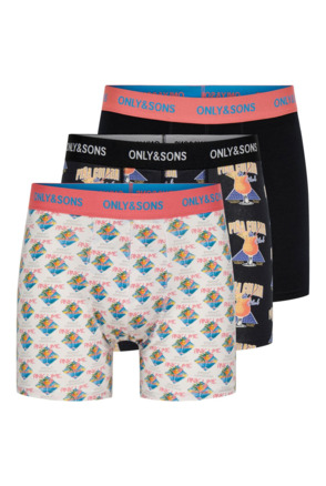 ONSFITZ AOP WB BOLD BOXER 3-PACK NOOS Heren