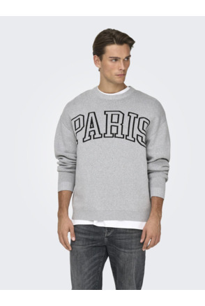 Relaxed Fit O-Hals Lange Mouwen Heren