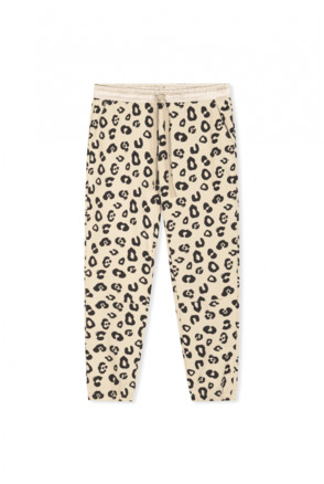 10DAYS Dames cropped jogger luipaard katoen broek