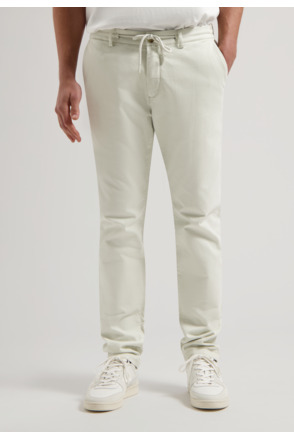 Dstrezzed Heren Tapered Jogger Broek Twill Knit Zwart Lancaster