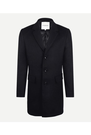 Solid Wool Over Coat