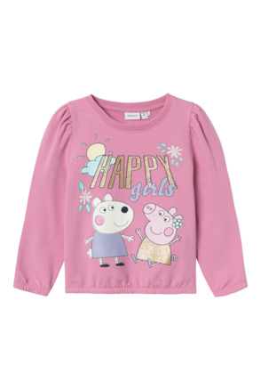 Normale pasvorm ronde hals lange mouwen (L/S) Meisjes