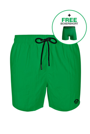 Heren Zwembroek Effen GREEN
