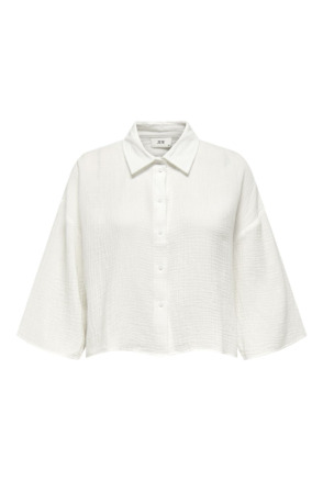 Regular Fit Shirt Collar 3/4 Sleeves (3/4) Regular fit overhemd met overhemdkraag en 3/4 mouwen