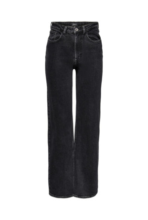 Wide Leg Fit Jeans met wijde pasvorm en hoge taille en achterzakken