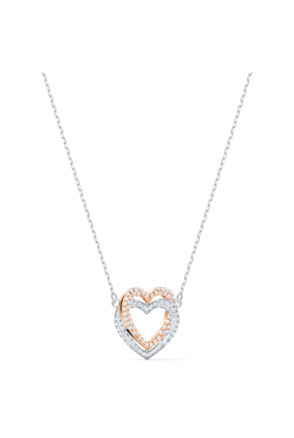 Hyperbola Infinity Necklace Mixed Plating Crystal