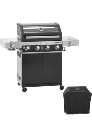 Gasbarbecue BBQ-Station Videro G4-S 30 mBar + cover