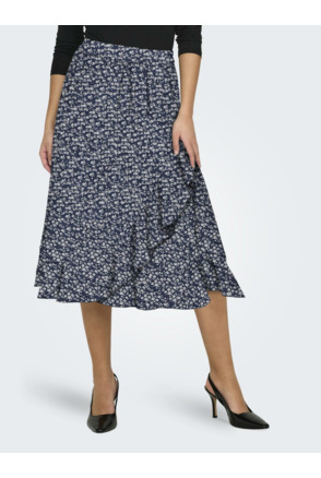 ONLCARLY FLOUNCE LONG SKIRT WVN NOOS