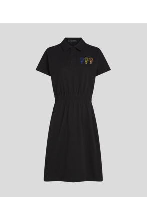 IKON TRIO PRINTED POLO DRESS