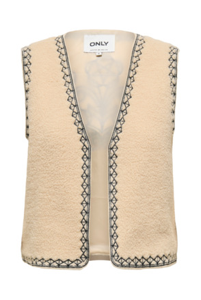ONLSVEA TEDDY EMB. WAISTCOAT CS OTW