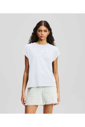 SIGNATURE RHINESTONE T-SHIRT