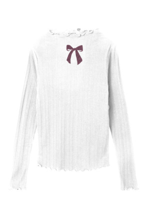 Slim Fit Mock Neck Lange Mouwen (L/M) Meisjes